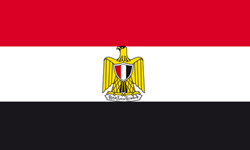 bandera de Egipto